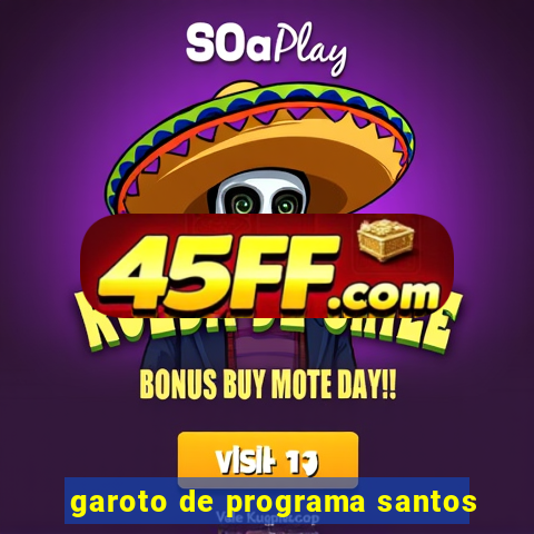 garoto de programa santos